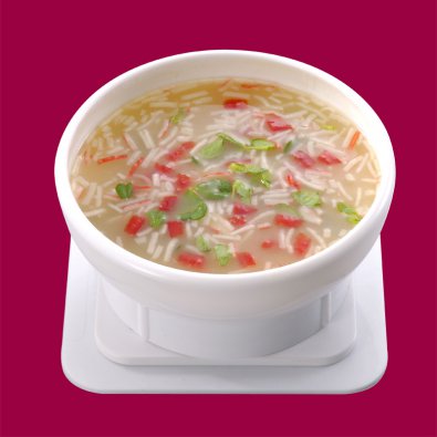 Soup bowl w/suction base